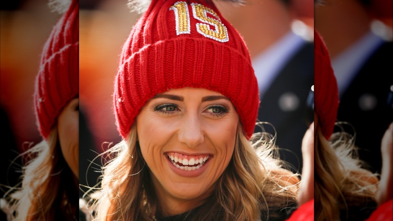 Brittany Mahomes smiling
