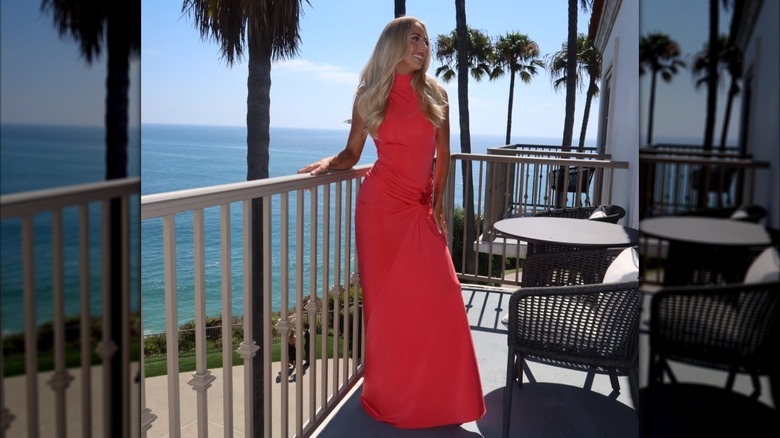 Brittany Mahomes posing