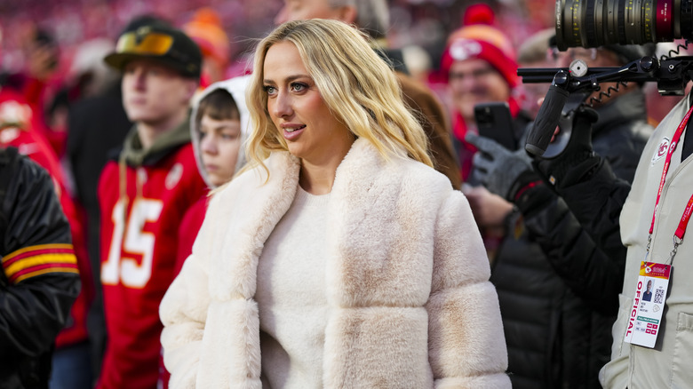 Brittany Mahomes at the 2025 AFC Championship game
