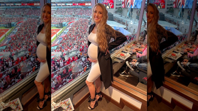 Brittany Mahomes posing