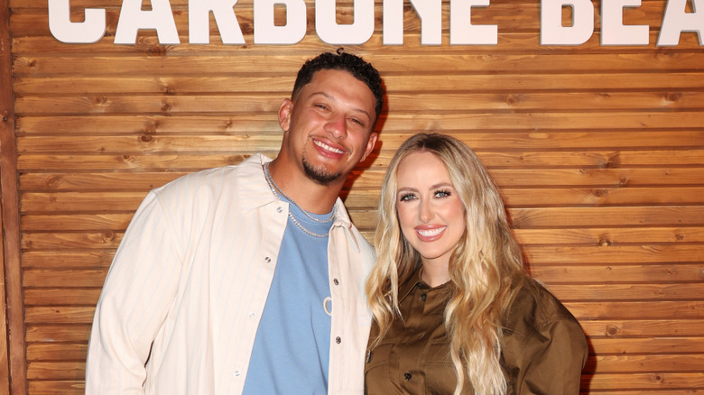 Patrick Mahomes and Brittany Mahomes at an event in Miami, Florida, in May 2025