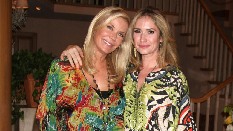 Katherine Kelly Lang and Ashley Jones smiling