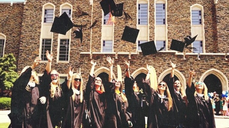 Jessica Springsteen at her graduation