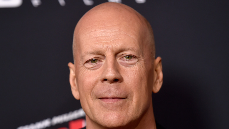 Bruce Willis on the red carpet