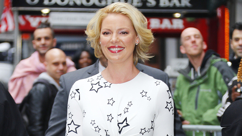 Actress Katherine Heigl is seen on April 20, 2017 in New York City.