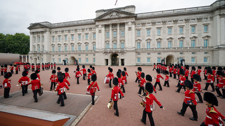 Changing of the guard at Buckingham Palace