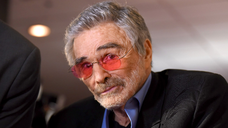 Burt Reynolds looking wistful