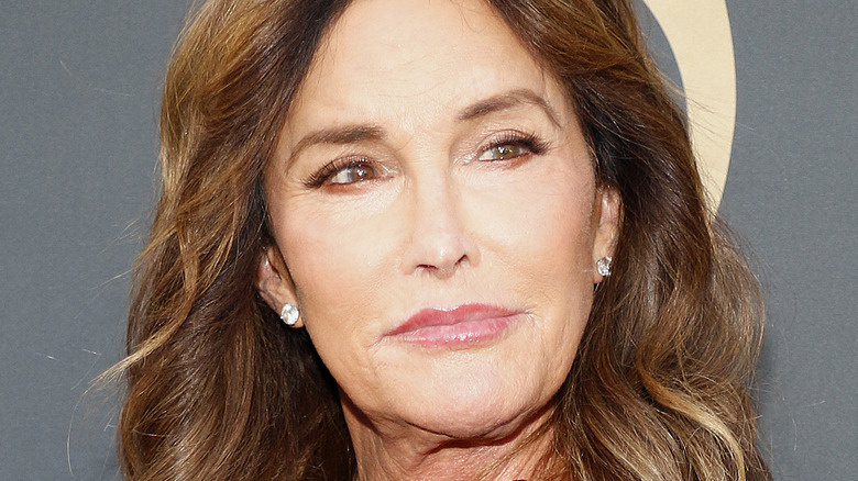 Caitlyn Jenner looking upward