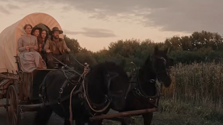 The new Ingalls family in Netflix's Little House on the Prairie.