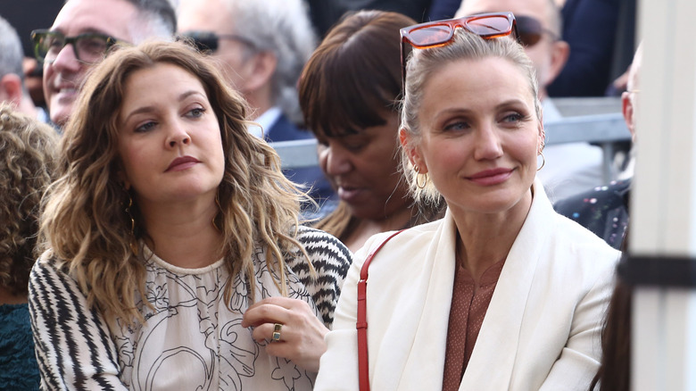 Cameron Diaz Drew Barrymore smiling