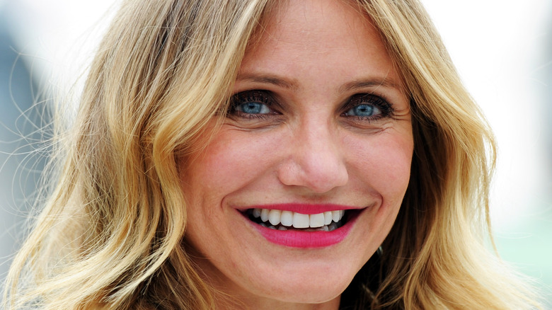 Cameron Diaz smiling at an event