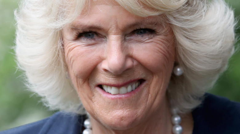 Camilla Parker Bowles smiling 