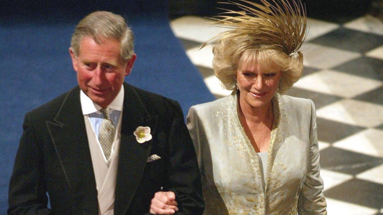 King Charles III and Queen Camilla at their wedding