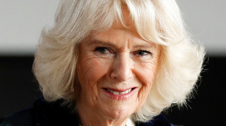 Camilla Parker Bowles smiling