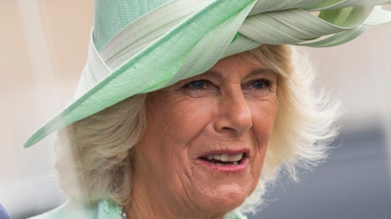 Camilla Parker Bowles smiling