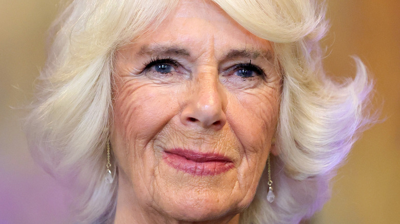 Camilla Parker Bowles smiling