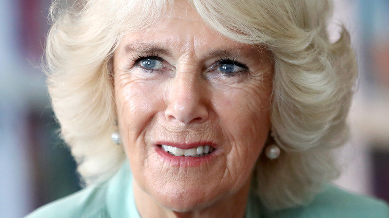 Camilla Parker Bowles at an event. 