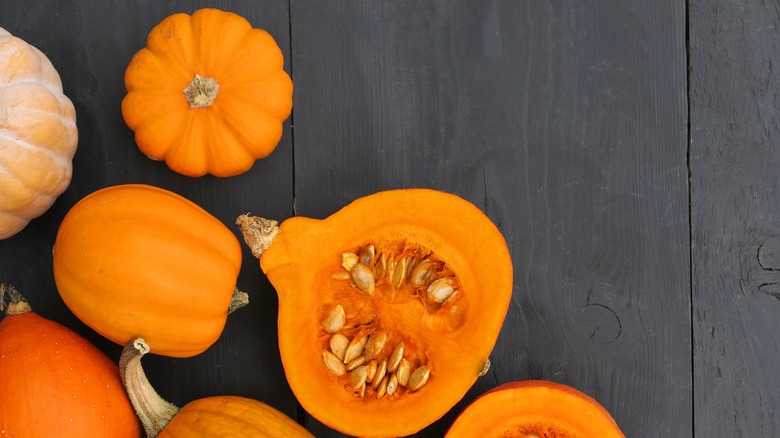 Pumpkins in the kitchen 