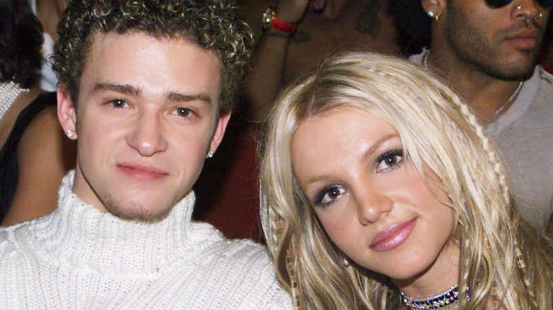 Justin Timberlake and Britney Spears at an awards show