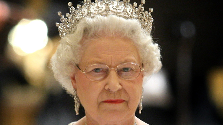 Queen Elizabeth in tiara 2008
