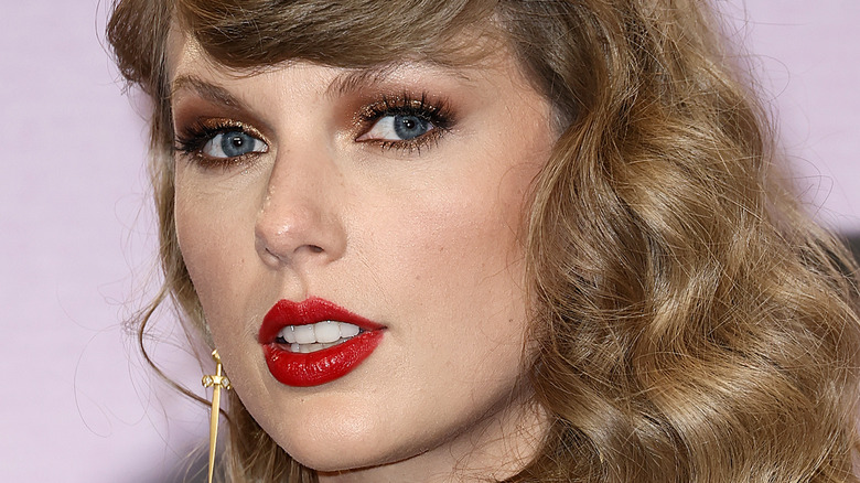 Close up of Taylor Swift