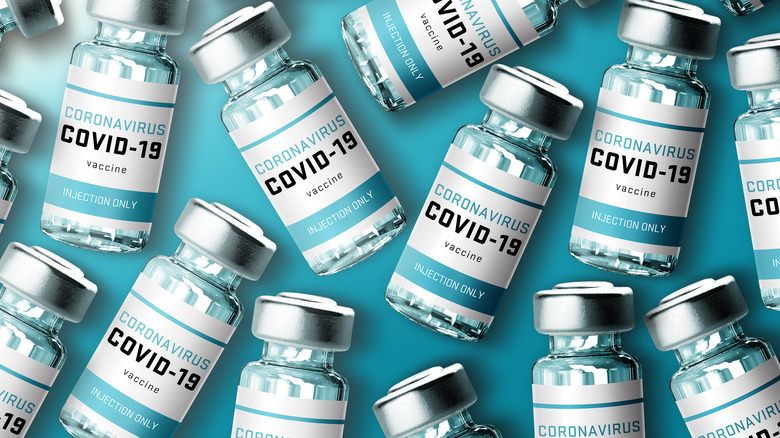 COVID vaccine vials