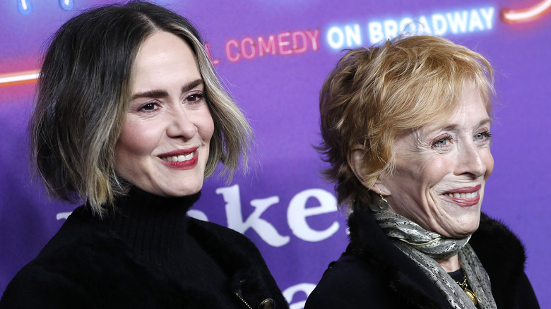 Sarah Paulson and Holland Taylor smiling 