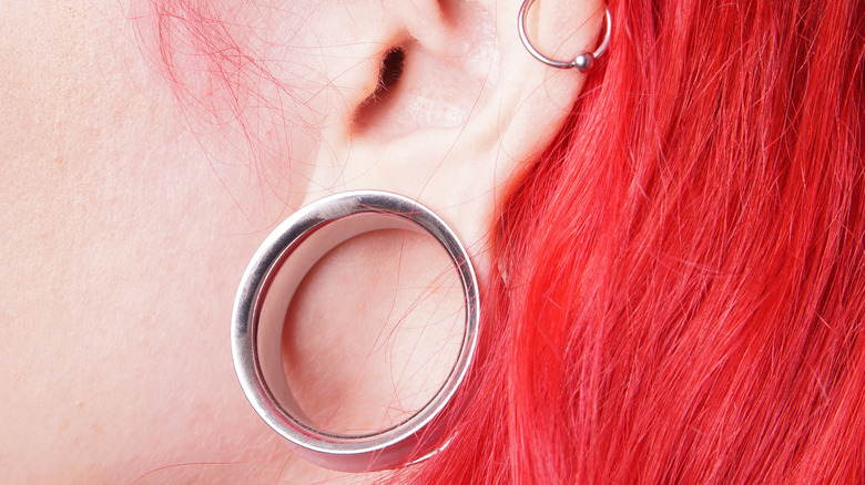 stretched earlobes