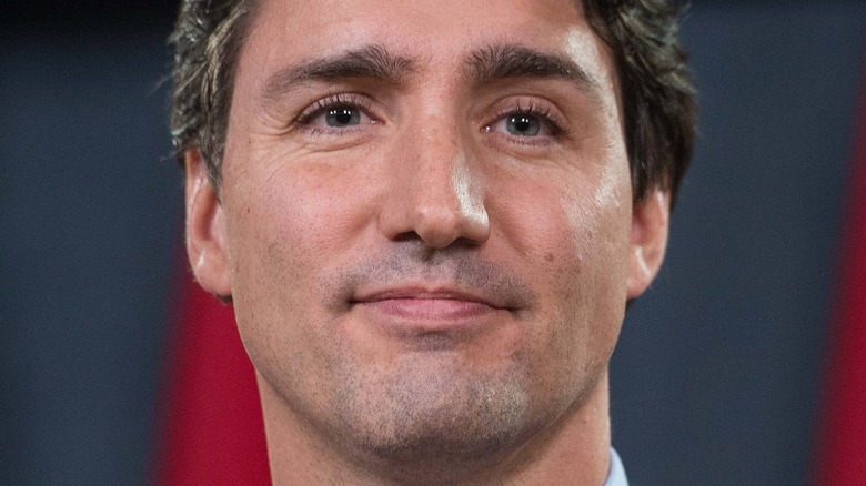 Justin Trudeau smiling