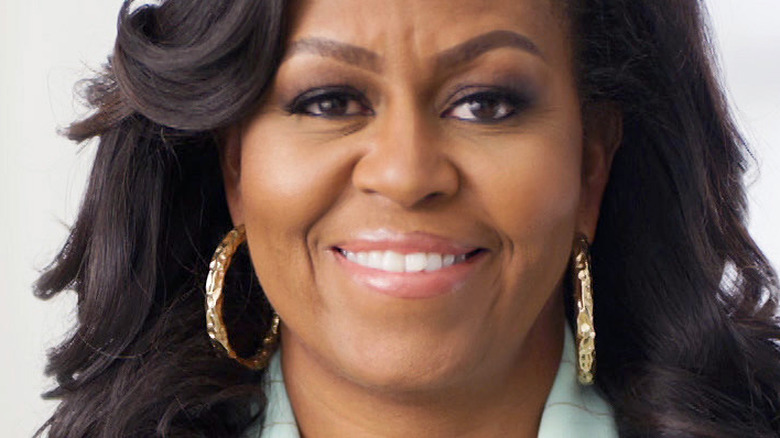 Michelle Obama smiling