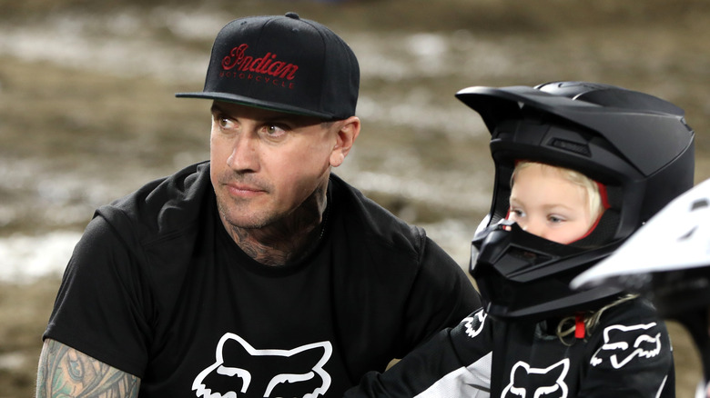 Carey Hart, Jameson Moon Hart with a helmet on