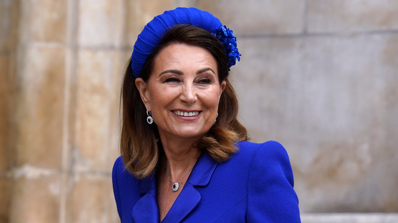 Carole Middleton arriving at King Charles III's coronation