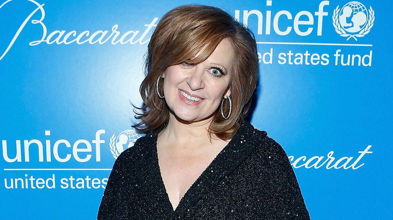 Caroline Manzo smiling at UNICEF event