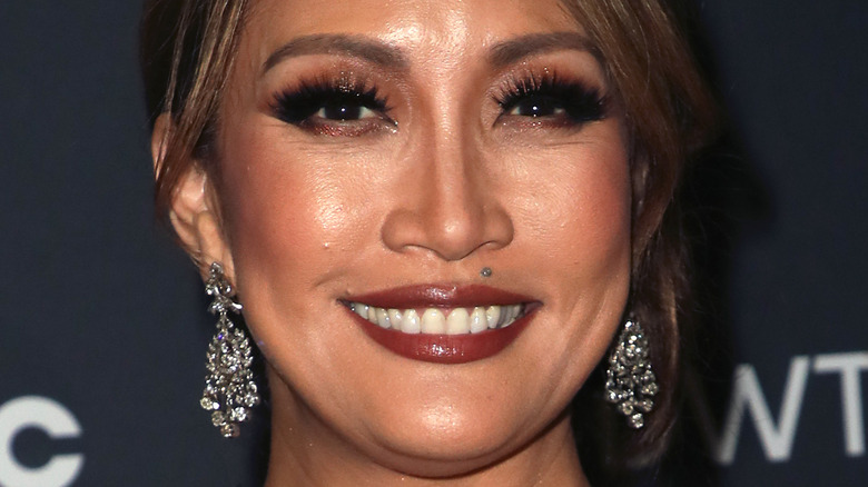 Carrie Ann Inaba up close with her hair back