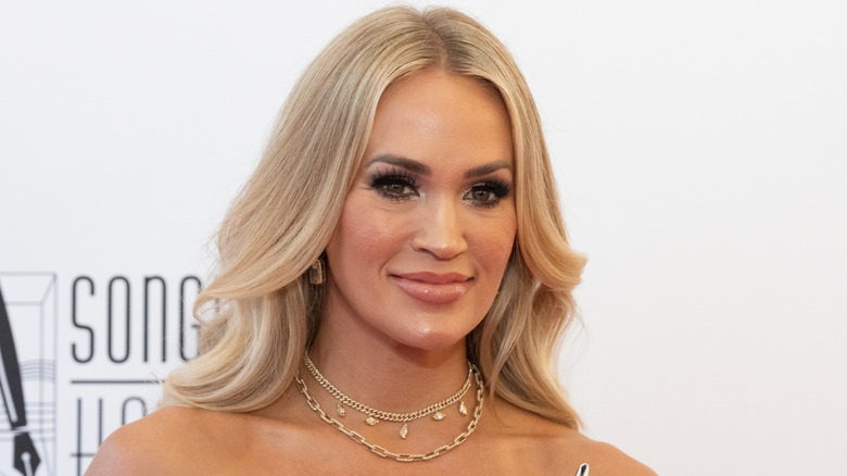 Carrie Underwood smiling