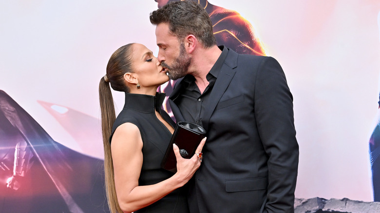 Ben Affleck and Jennifer Lopez at Los Angeles "Flash" premiere