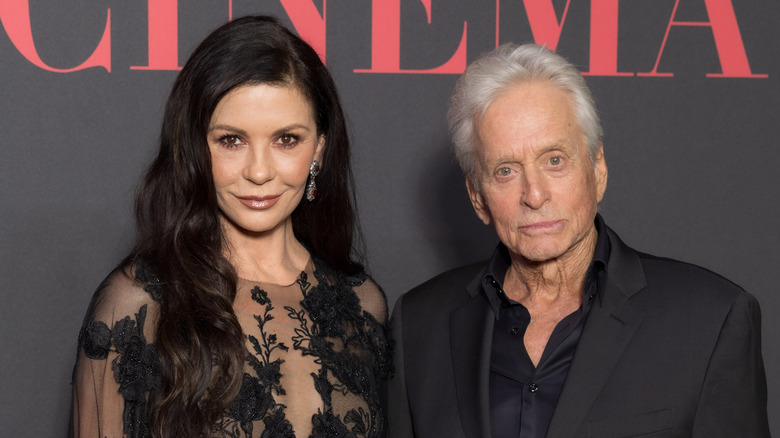 Catherine Zeta-Jones with Michael Douglas