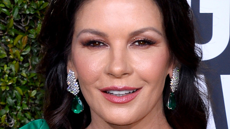 Catherine Zeta-Jones smiling