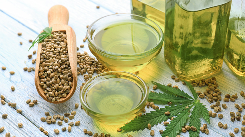 Hemp oil and hemp seeds