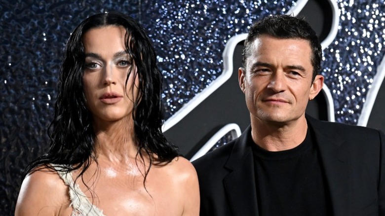 Katy Perry and Orlando Bloom attend the 2024 MTV Video Music Awards in Elmont, NY