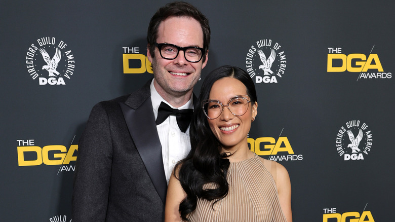 Bill Hader and Ali Wong smiling together