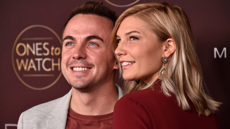 Frankie Muniz and Paige Price smiling together