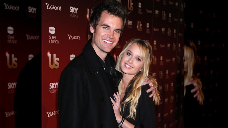 Tyler Hilton and Megan Park smiling together