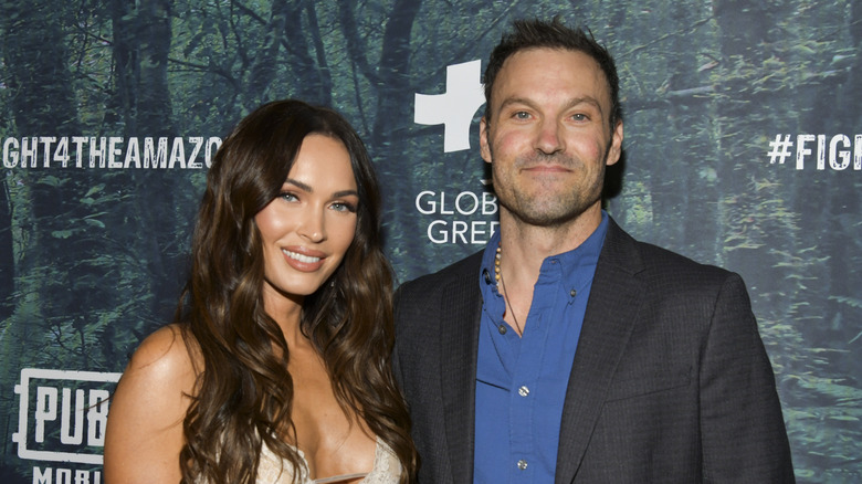 Brian Austin Green & Megan Fox in December 2019
