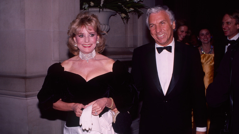 Merv Adelson & Barbara Walters in December 1986