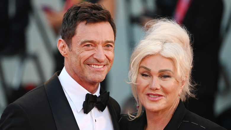 Hugh Jackman and Deborra-Lee Furness attend "The Son" red carpet 2022