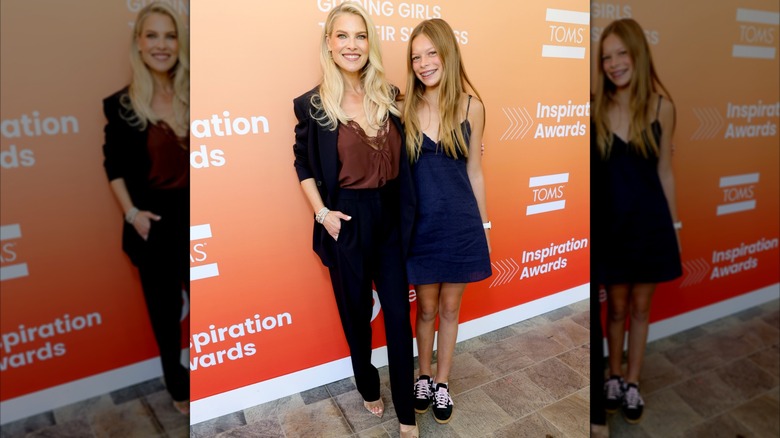 Ali Larter smiles with daughter Vivienne