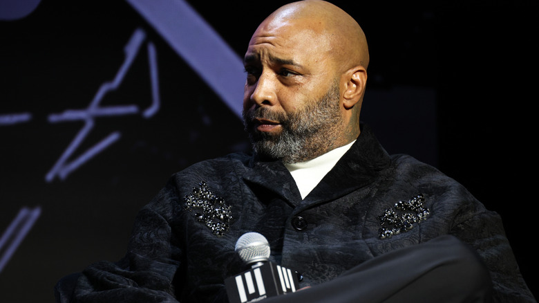 Joe Budden looking deep in thought