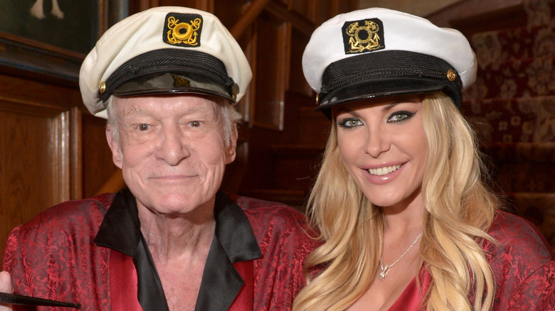 Hugh Hefner and Crystal Harris