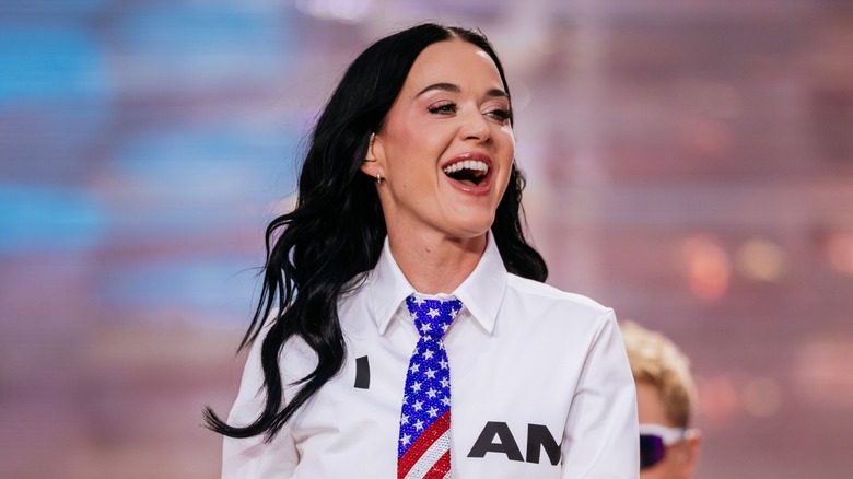 Katy Perry performing at the Stuttgart Jazz Open in 2026.